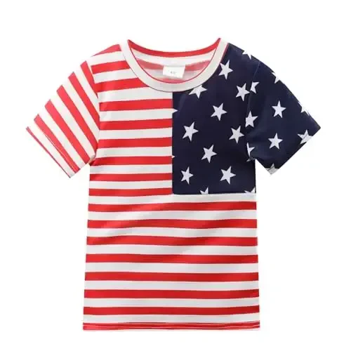 Popshion Boys Pajamas 100% Cotton Toddler 2 Piece Short Sleeve Pjs Kids Summer Sleepwear Clothes Set 3t-10t - 5