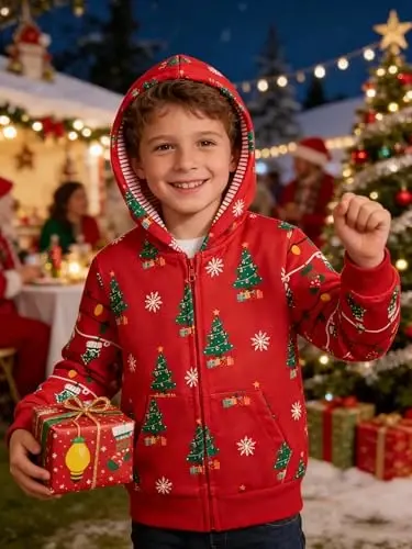 Popshion Boys Toddler Multfilm Dinozavr Kapüşonli Jeket Salqin Uzun Yengli Fermuarli Kapüşonli Sport Sviter Palto Bolalar uchun 1-7 Yillar - 2