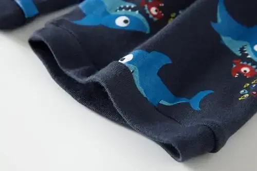 Popshion Boys Pajamas 100% Cotton Toddler 2 Piece Short Sleeve Pjs Kids Summer Sleepwear Clothes Set 3t-10t - 6