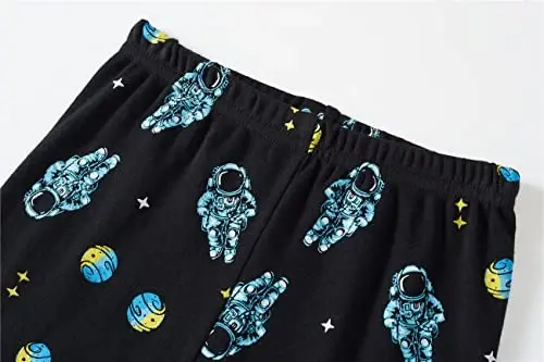 Popshion Boys Pajamas 100% Cotton Toddler 2 Piece Short Sleeve Pjs Kids Summer Sleepwear Clothes Set 3t-10t - 6