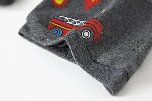 Boys Pajamas 100% Cotton Toddler 2 Piece Short Sleeve Pjs Kids Summer Sleepwear Clothes Set 3t-10t - 7