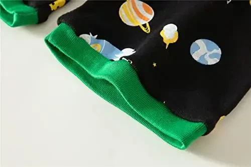 Popshion Boys Pajamas 100% Cotton Toddler 2 Piece Short Sleeve Pjs Kids Summer Sleepwear Clothes Set 3t-10t - 6