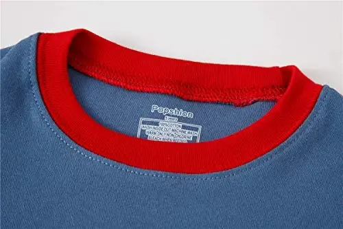 Boys Pajamas 100% Cotton Toddler 2 Piece Short Sleeve Pjs Kids Summer Sleepwear Clothes Set 3t-10t - 4