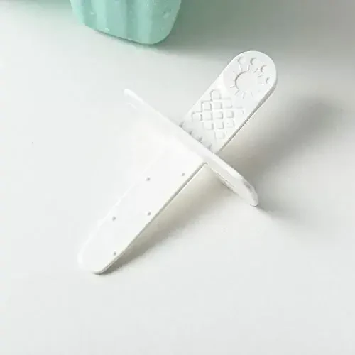 Popsicle qoliplari, 6 dona silikonli muzli pop modellari, popsicle modellari qayta foydalanishga yaroqli, oson ajraladigan muzli pop yasagich (qizil) - 6