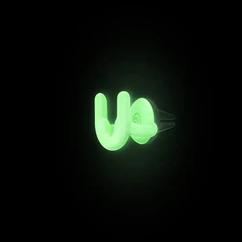 PopSockets Phone Mount for Car, Car Vent Phone Mount - Glow In The Dark - 3