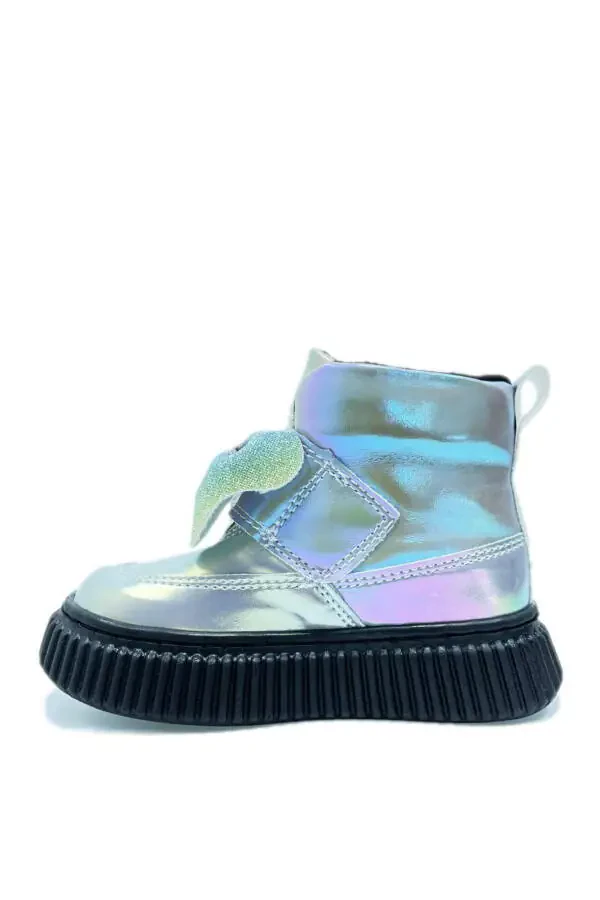 Popy Bowtie Orthopedic Girl Baby Boot Hologram - 3
