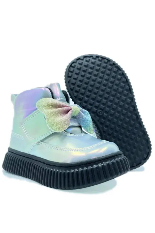 Popy Bowtie Orthopedic Girl Baby Boot Hologram - 4