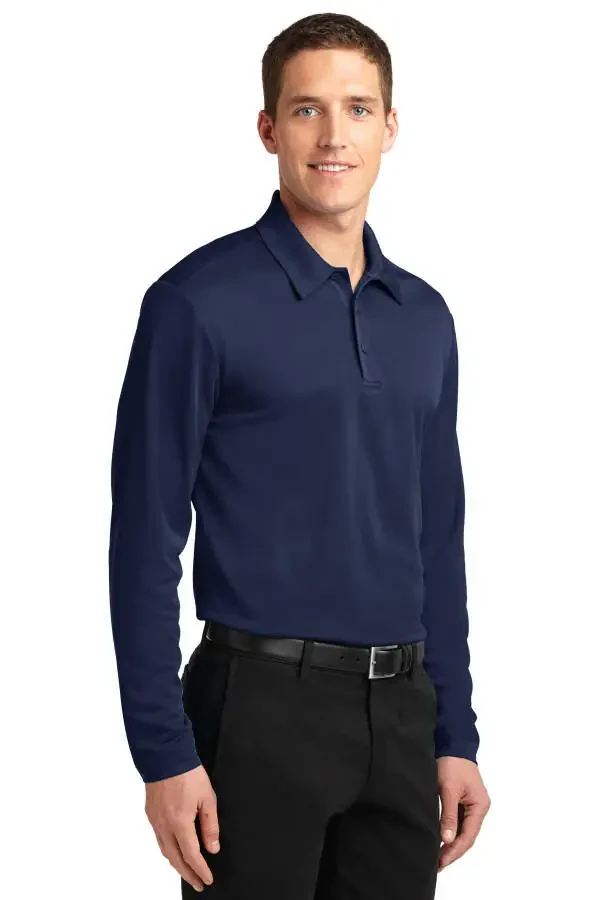 Port Authority ® Silk Touch Performance Long Sleeve Polo. K540LS- - 4