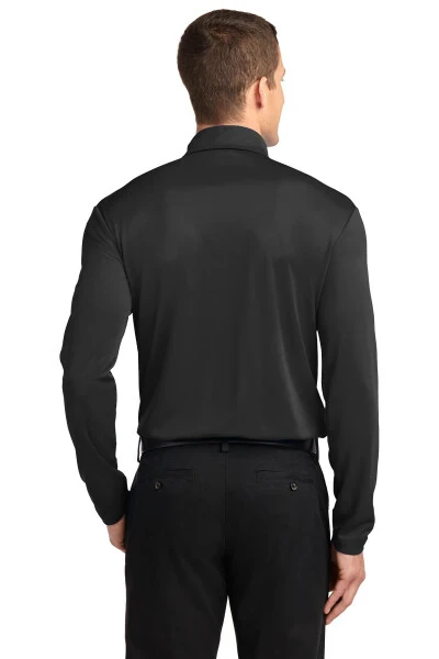 Port Authority Men's Silk Touch Performance Long Sleeve Polo - PORT AUTHORITY
