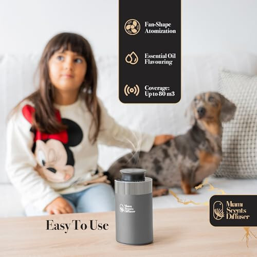 Portable & Car Diffuser + Sandalwood Essential Oil Included, Elevate Your Driving with Our Car Diffuser for Essential Oils, Car Diffuser Air Freshener, Waterless Diffusers and Car Essential Oil Diffuser - MODAZONE