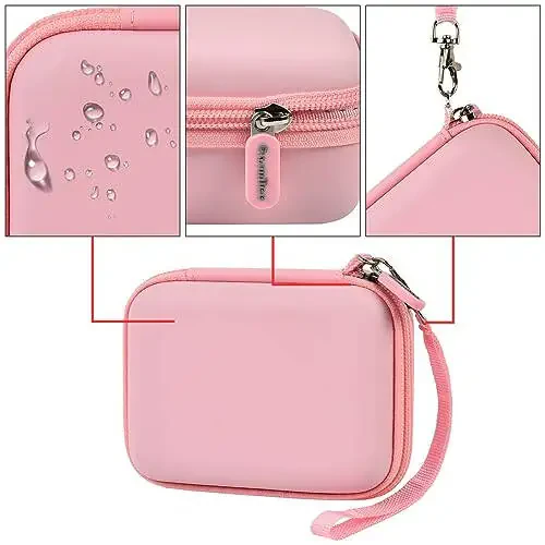 Portable Charger Power Bank Case for 2PCS Swyop/Feob/Charmast/JEJILL/LanLuk/VEGER/iWALK/Taegila/Kuulaa and More Small Charging Battery Pack - Bag Only (Pink) - 4