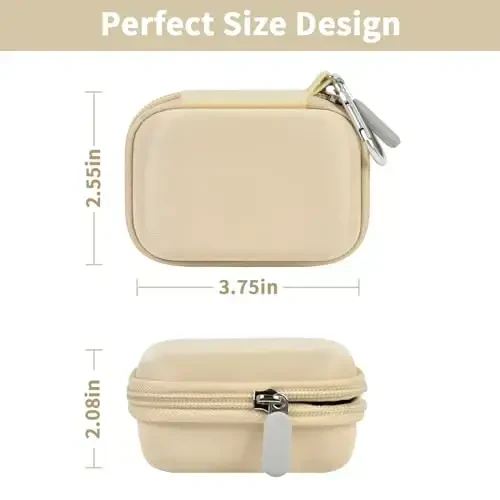 Portable Charger Power Bank Case for Swyop/for Feob/for Charmast/for JEJILL/for LanLuk/for VEGER/for iWALK/for Taegila/for Kuulaa and More Small Charging Battery Pack - Bag Only (Beige) - 5
