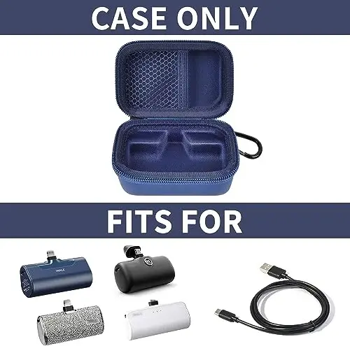 Portable Charger Power Bank Case for Swyop/for Feob/for Charmast/for JEJILL/for LanLuk/for VEGER/for iWALK/for Taegila/for Kuulaa and More Small Charging Battery Pack - Bag Only (Blue) - MODAZONE (1)