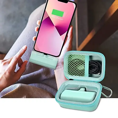 Portable Charger Power Bank Case for Swyop/for Feob/for Charmast/for JEJILL/for LanLuk/for VEGER/for iWALK/for Taegila/for Kuulaa and More Small Charging Battery Pack - Bag Only (Green) - 6