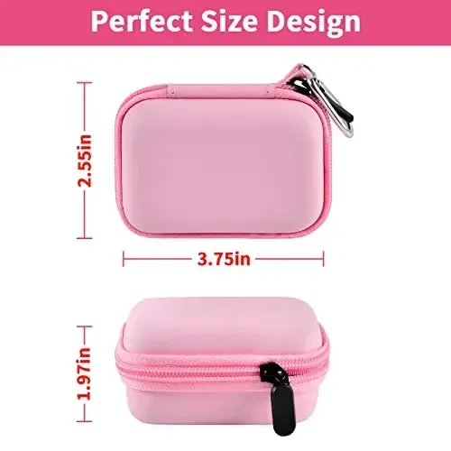 Portable Charger Power Bank Case for Swyop/for Feob/for Charmast/for JEJILL/for LanLuk/for VEGER/for iWALK/for Taegila/for Kuulaa and More Small Charging Battery Pack - Bag Only (Pink) - 5