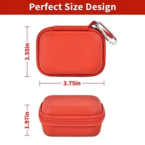 Portable Charger Power Bank Case for Swyop/for Feob/for Charmast/for JEJILL/for LanLuk/for VEGER/for iWALK/for Taegila/for Kuulaa and More Small Charging Battery Pack - Bag Only (Red) - 5