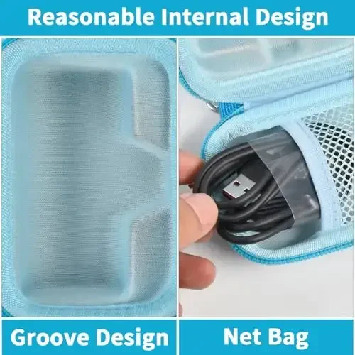 Portable Charger Power Bank Case for Swyop/for Feob/for Charmast/for JEJILL/for LanLuk/for VEGER/for iWALK/for Taegila/for Kuulaa and More Small Charging Battery Pack - Bag Only (SkyBlue) - 3