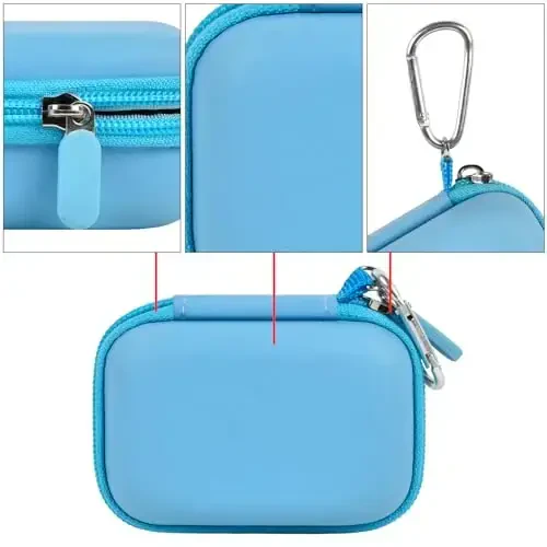 Portable Charger Power Bank Case for Swyop/for Feob/for Charmast/for JEJILL/for LanLuk/for VEGER/for iWALK/for Taegila/for Kuulaa and More Small Charging Battery Pack - Bag Only (SkyBlue) - 4