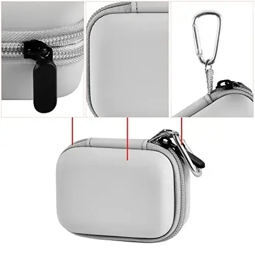 Portable Charger Power Bank Case for Swyop/for Feob/for Charmast/for JEJILL/for LanLuk/for VEGER/for iWALK/for Taegila/for Kuulaa and More Small Charging Battery Pack - Bag Only (White) - 4