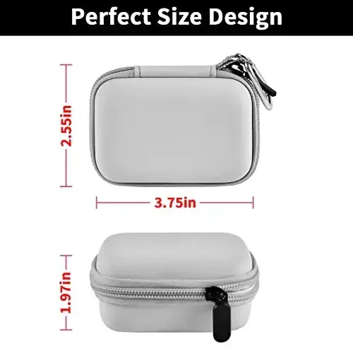 Portable Charger Power Bank Case for Swyop/for Feob/for Charmast/for JEJILL/for LanLuk/for VEGER/for iWALK/for Taegila/for Kuulaa and More Small Charging Battery Pack - Bag Only (White) - 5