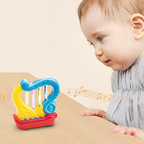 Portable First Harp Musical Instrument - Educational Toy for Children Learning and Entertainment - 4