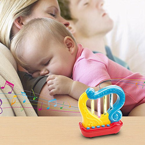 Portable First Harp Musical Instrument - Educational Toy for Children Learning and Entertainment - 7