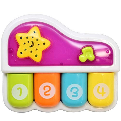 Portable First Piano. Educational Toy for Music Learning and Entertainment for Ages 9 Month to 4 Years - 2