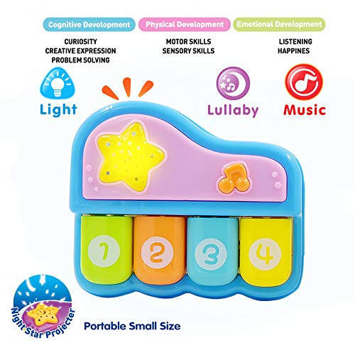 Portable First Piano. Educational Toy for Music Learning and Entertainment for Ages 9 Month to 4 Years - 3