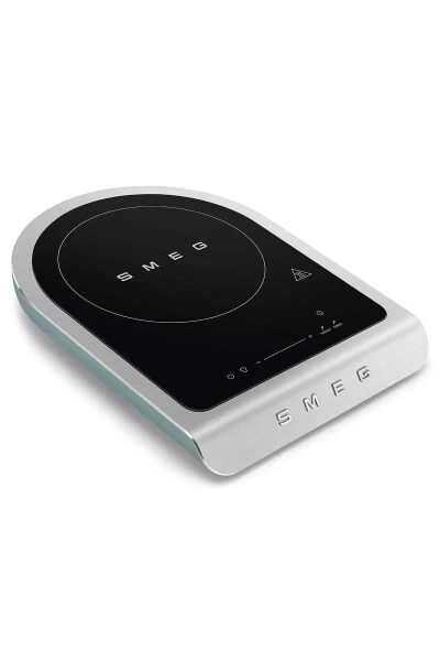 Portable induction cooktop, emerald green - Smeg (1)