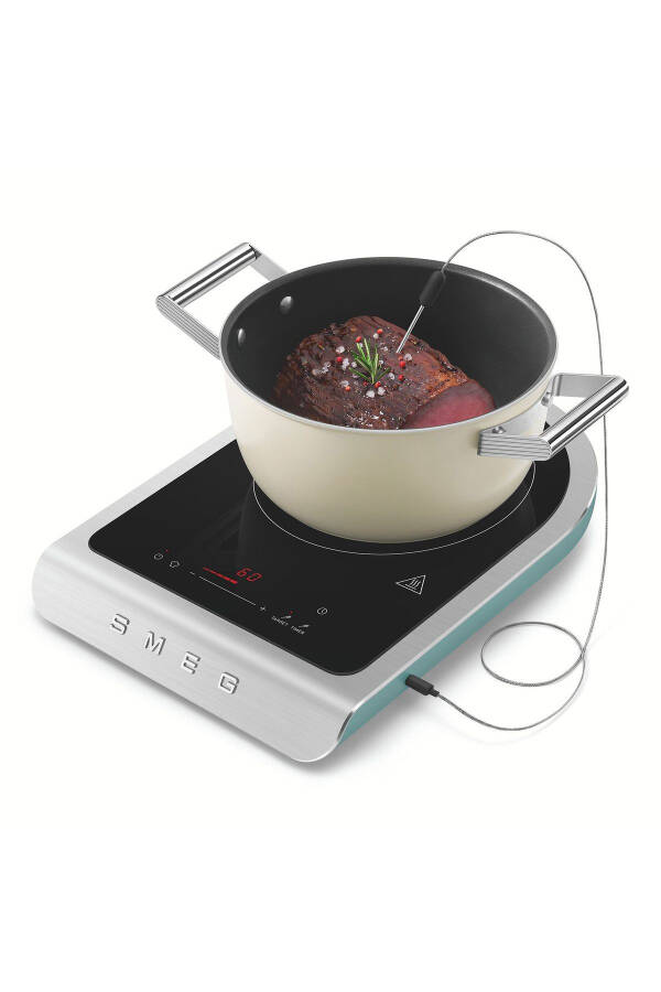 Portable induction cooktop, emerald green - 15