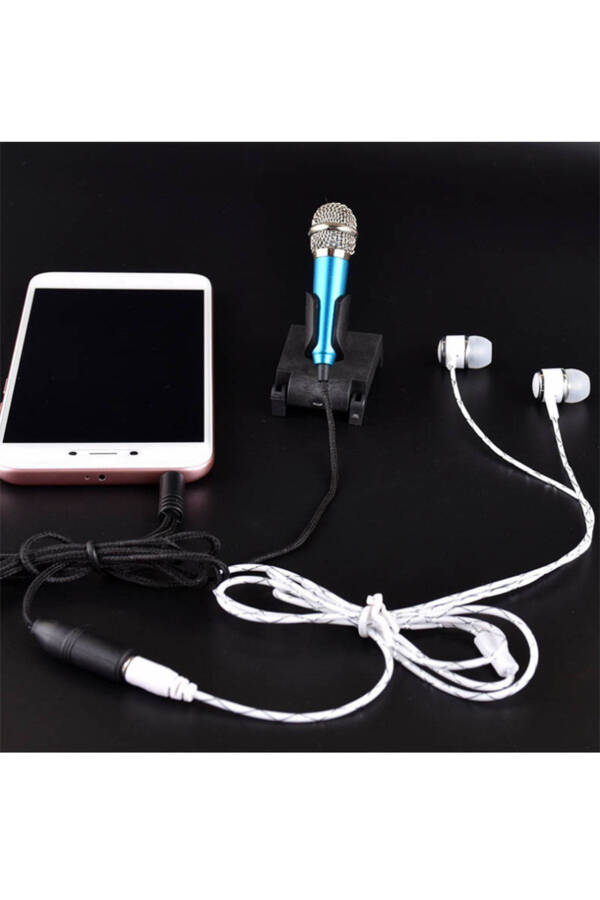 Portable Karaoke Mini Microphone for Smartphone Laptop PC Desktop Microphone - 5