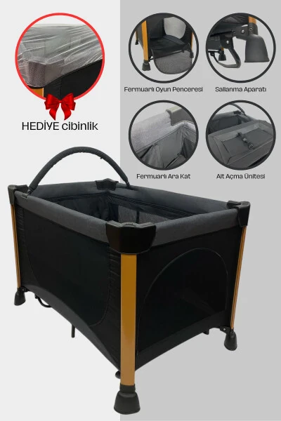 Portable, Lightweight, Bagged, Wheeled, Changing Table, Rocking PLAYPEN, PARK CRIB, BASSINET - 1