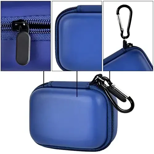 Portativ zaryadlovchi Power Bank g'ilofi Swyop/Feob/Charmast/JEJILL/LanLuk/VEGER/iWALK/Taegila/Kuulaa va boshqa kichik zaryadlovchi batareyalar uchun - Faqat sumka (ko'k) - 4