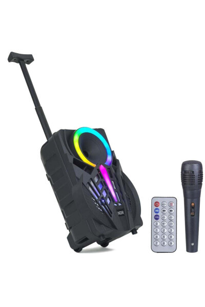 Портативная Bluetooth-колонка Party Box с функцией зарядки и караоке-микрофоном. - 7