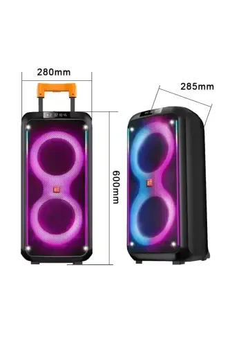 Портативная Bluetooth-колонка Party Box с функцией зарядки + караоке-микрофон - 7