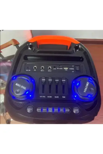 Портативная Bluetooth-колонка Party Box с функцией зарядки + караоке-микрофон - 4