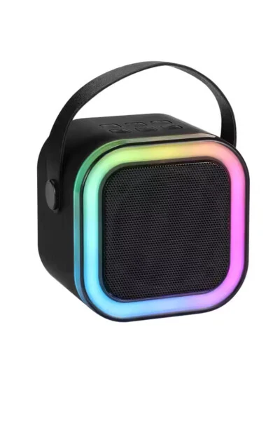 Портативный караоке-микрофон для детей со световыми эффектами и колонкой. - GENEL MARKALAR (1)