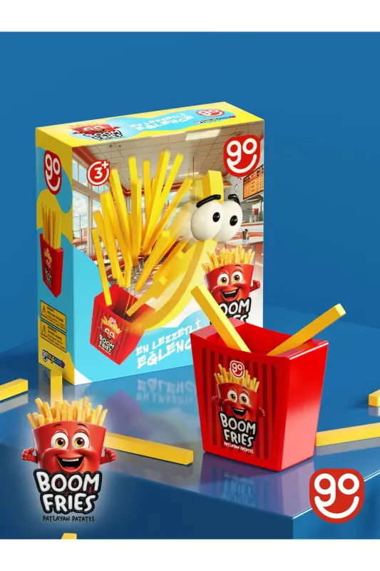Portlovchi Kartoshka Boom Fries - Qiziqarli Tuzakli Faollik O'yinchog'i - 4