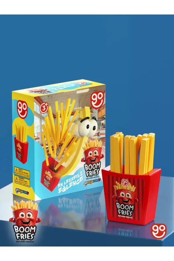 Portlovchi Kartoshka Boom Fries - Qiziqarli Tuzakli Faollik O'yinchog'i - 1