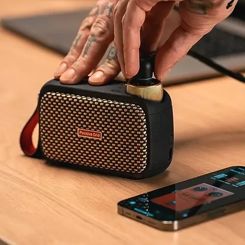 Positive Grid Spark GO 5W Ultra-Portable Smart Guitar Amp, Headphone Amp & Bluetooth Speaker with Smart App for Electric Guitar, Acoustic or Bass - 4