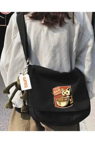 Postacı Çanta Unisex Sokak Tarzı-Design2 