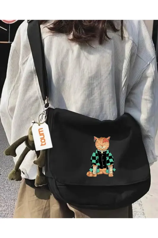 Postacı Çanta Unisex Sokak Tarzı-Design3 - 1