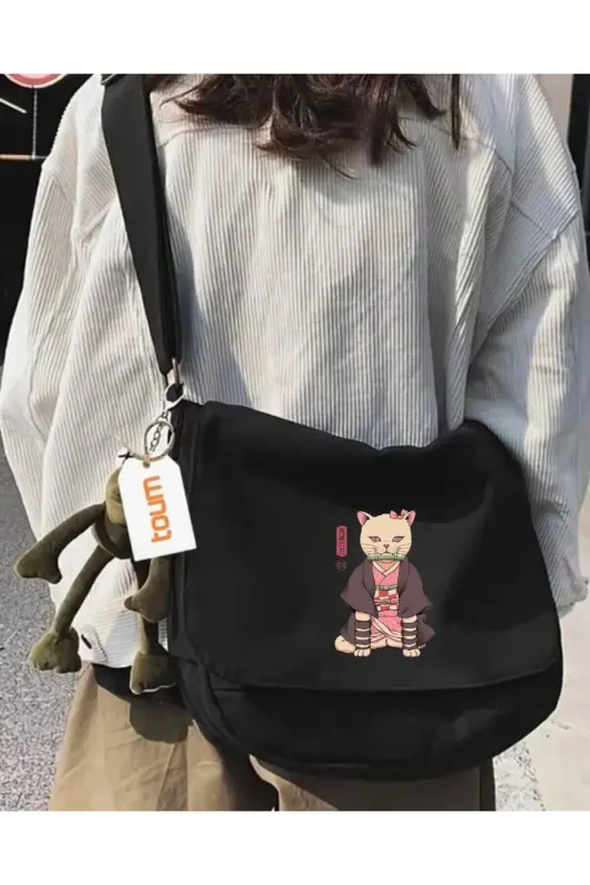 Postacı Çanta Unisex Sokak Tarzı-Design4 - TOUM