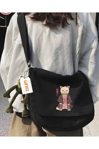 Postacı Çanta Unisex Sokak Tarzı-Design4 