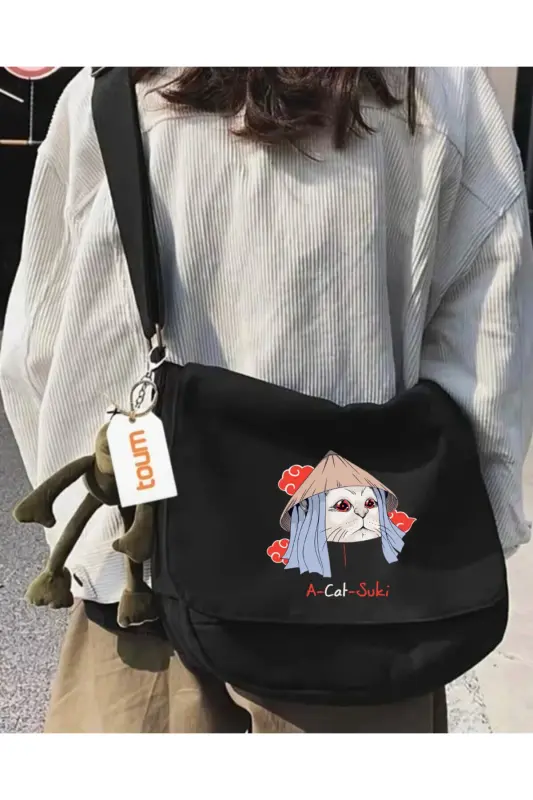 Postacı Çanta Unisex Sokak Tarzı-Design5 - TOUM