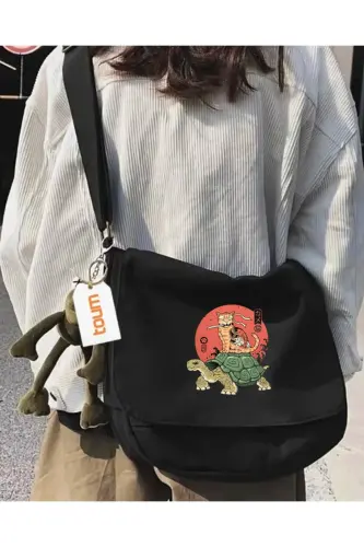 Postacı Çanta Unisex Sokak Tarzı-Design6 