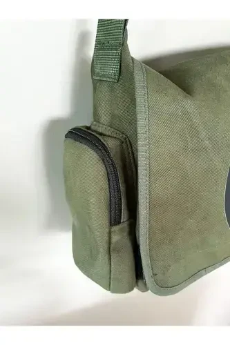 Postacı Çanta Unisex Sokak Tarzı-haki - Modazone (1)