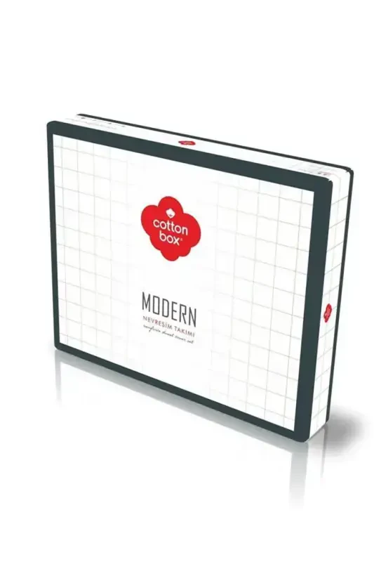 Постельное белье Cotton Box Modern на двоих Solito Indigo - 1