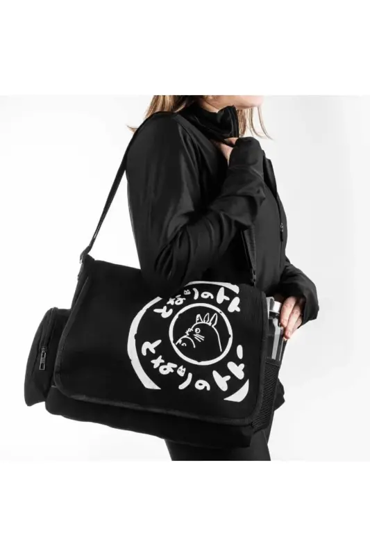 Postman Bag Unisex Street Style Bag-black - 2