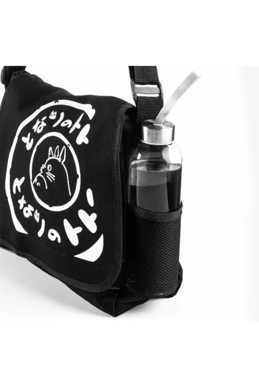 Postman Bag Unisex Street Style Bag-black - 4